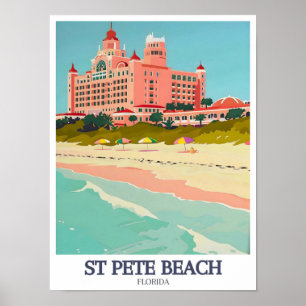 Affiche de voyage de St Pete Beach - Hôtel Don CeS