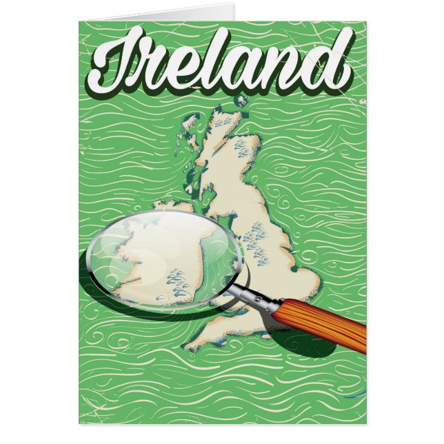 Affiche de voyage de style Vintage en Irlande (Devant)