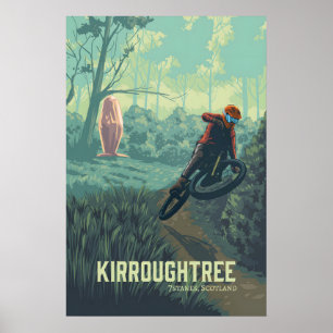 Affiche de voyage de vélo tout terrain de Kirrough