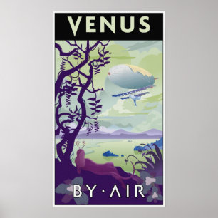 Affiche de voyage de Vénus