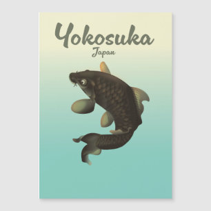 Affiche de voyage de Yokosuka Japon