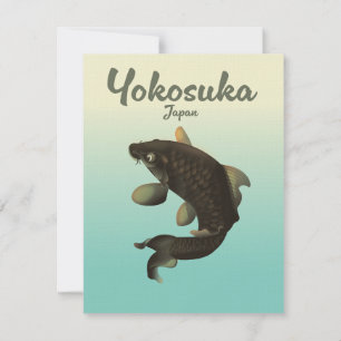 Affiche de voyage de Yokosuka Japon