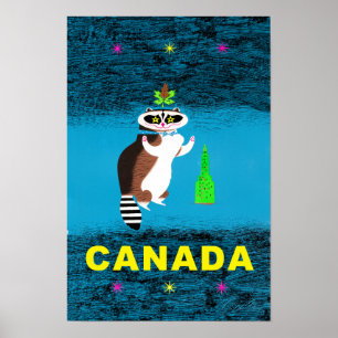 Affiche de voyage du Canada