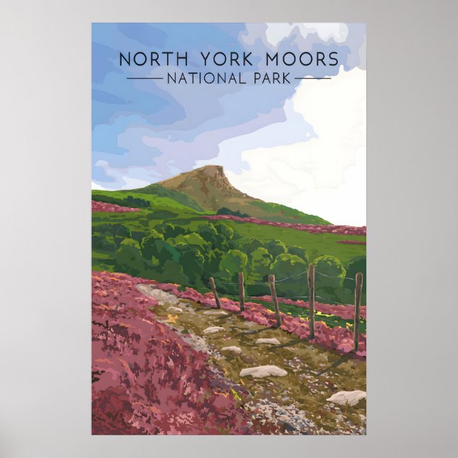 Affiche de voyage du parc national des North York  (Devant)