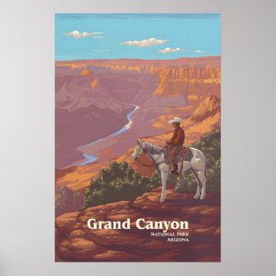 Affiche de voyage du Parc national du Grand Canyon