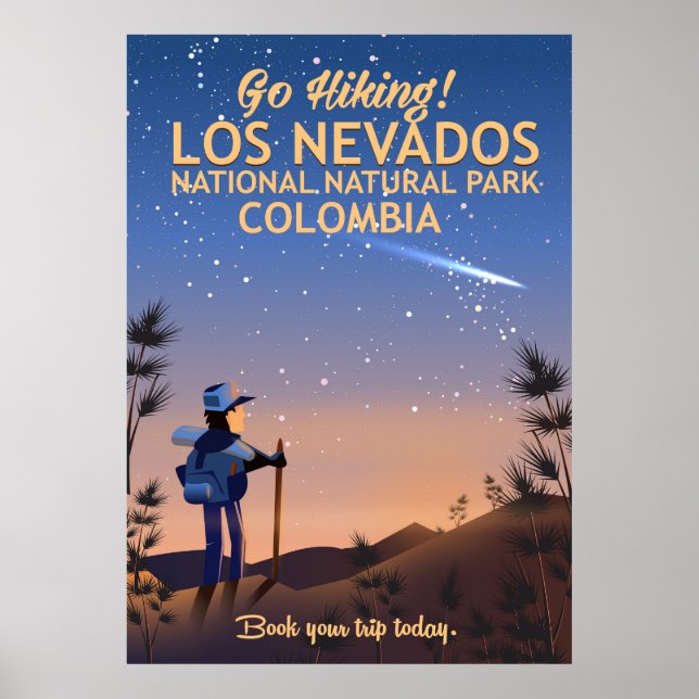 Affiche de voyage du parc national naturel de Los  (Devant)