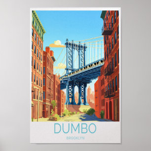 Affiche de voyage Dumbo Dumbo New York Wall