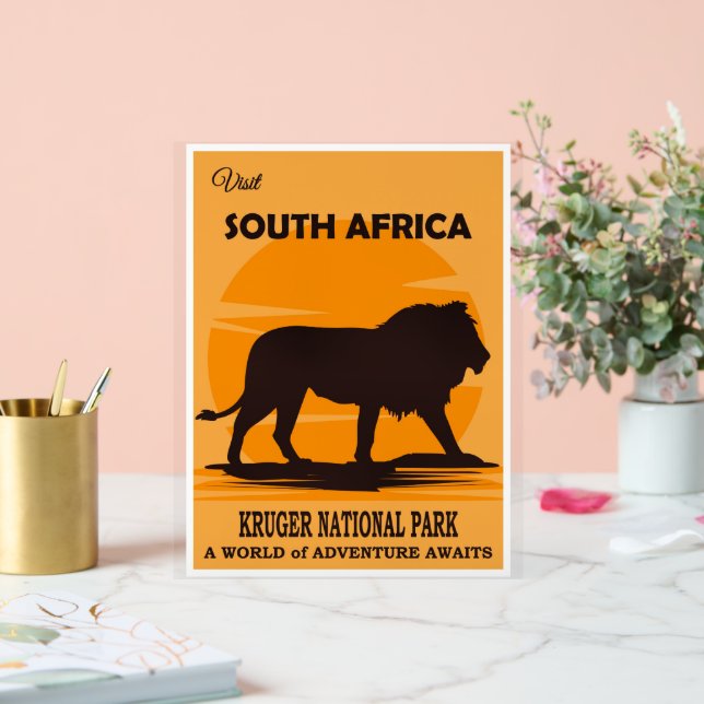 Affiche de voyage en Afrique du Sud (Mariage)
