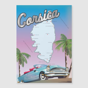 Affiche de voyage en Corse