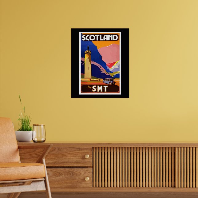 Affiche de voyage en Écosse (Salon 2)