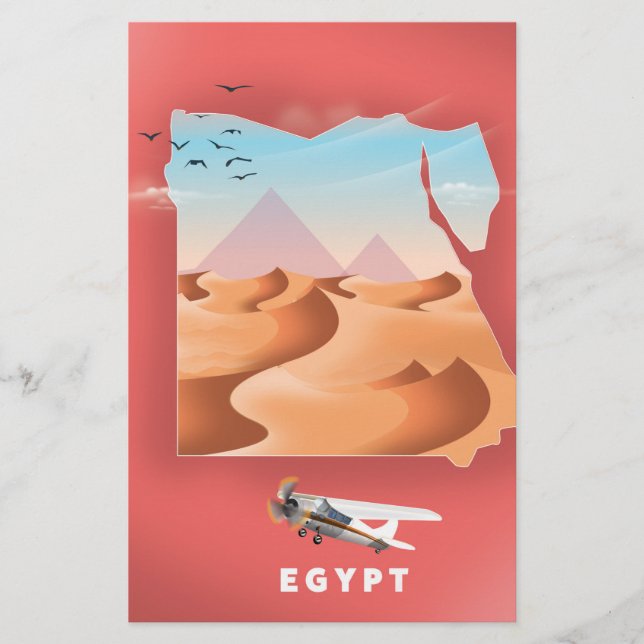 Affiche de voyage en Egypte (Devant)