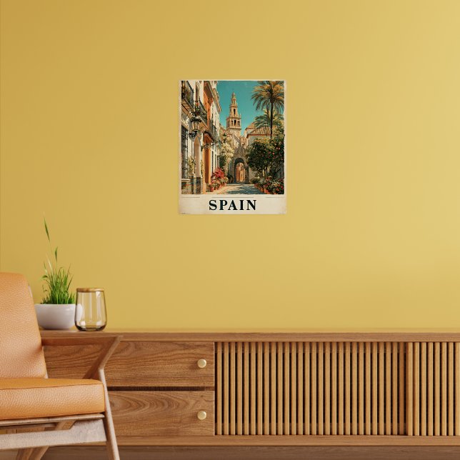 Affiche de voyage en Espagne (Salon 2)