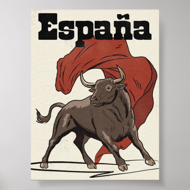 Affiche de voyage en Espagne (Devant)