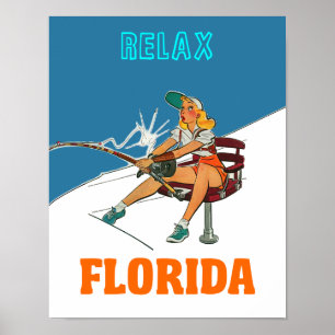 Affiche de voyage en Floride