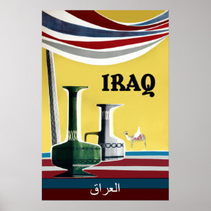 Affiche de voyage en Irak