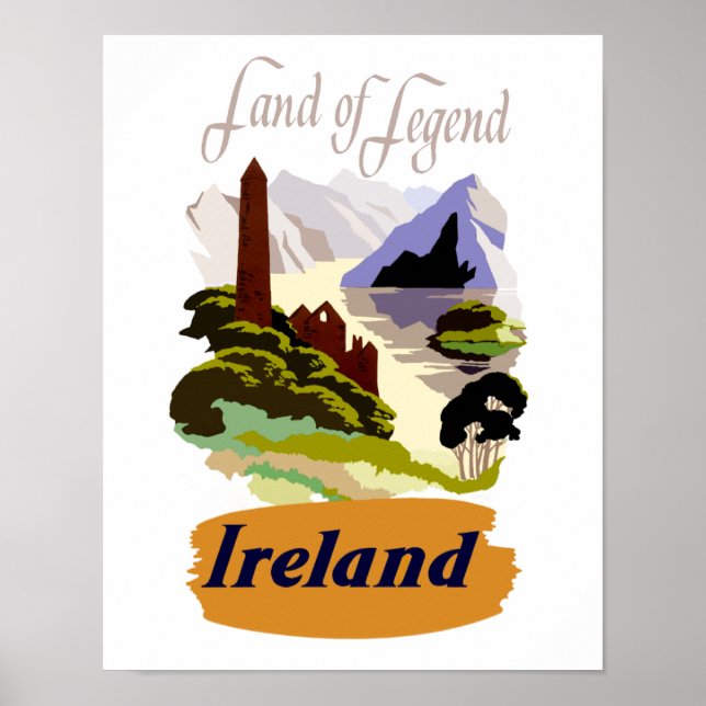 Affiche de voyage en Irlande (Devant)