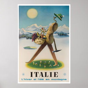 Affiche de voyage en Italie Art italien Impression