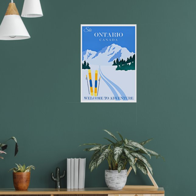 Affiche de voyage en Ontario, Canada (Salon 1)