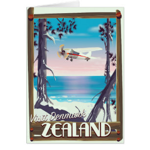 Affiche de voyage en Zélande Danemark