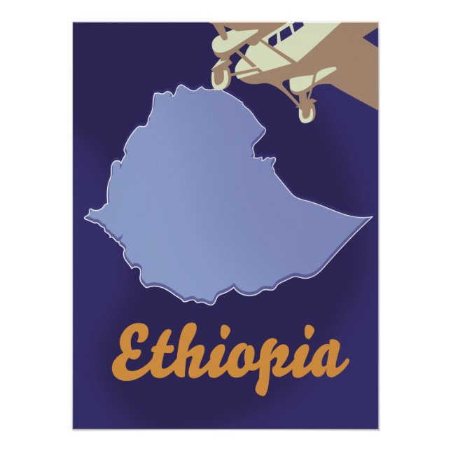 Affiche de voyage Éthiopie (Devant)