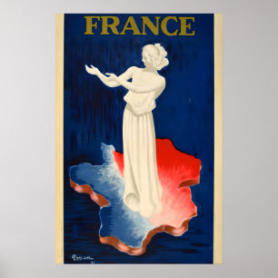 Affiche de voyage européenne de style vintage des 