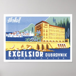 Affiche de voyage Excelsior Dubrovnik