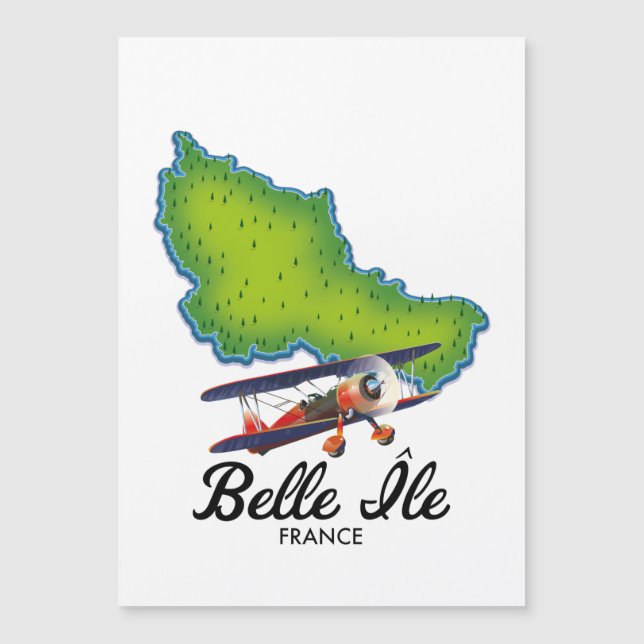 Affiche de voyage française de Belle Île (Devant)