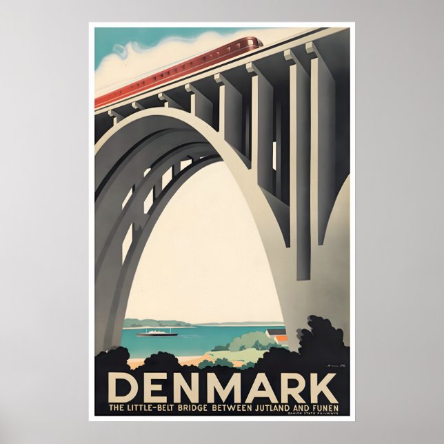 Affiche de voyage Funen Impression Jutland Art Dan (Devant)