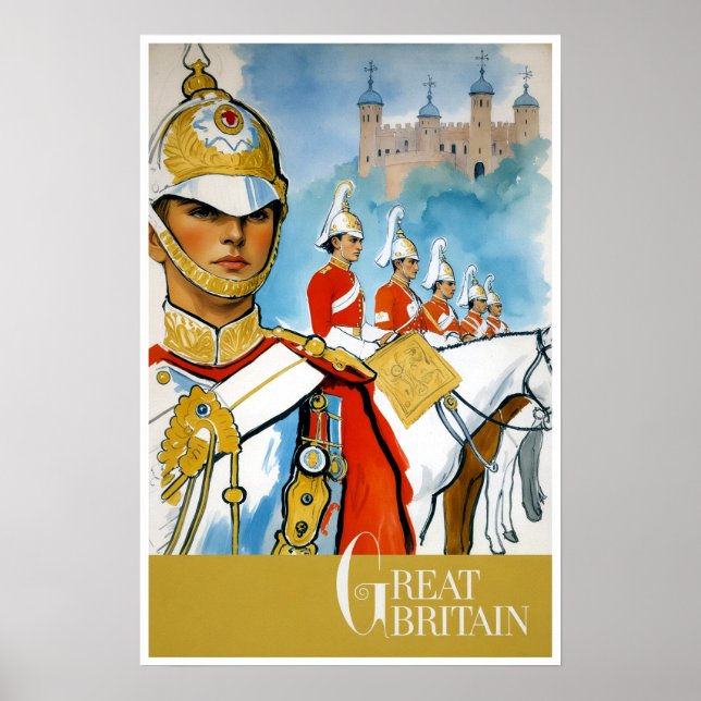 Affiche de voyage Grande-Bretagne  (Devant)