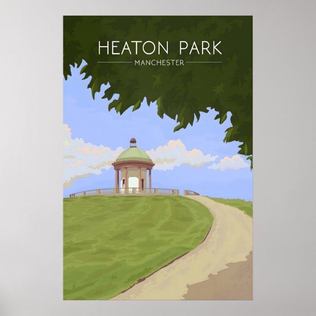 Affiche de voyage Heaton Park Manchester (Devant)