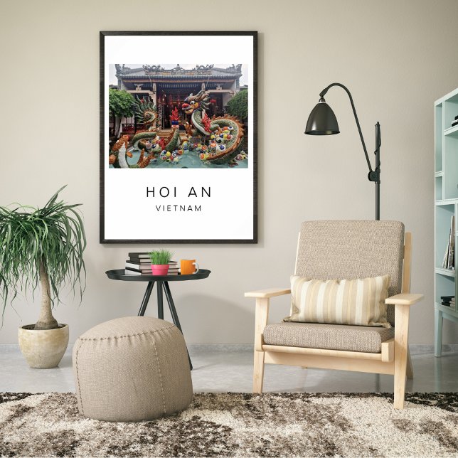 Affiche de voyage, Hoi An Vietnam, Personnalisable (Créateur téléchargé)