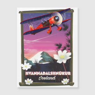 Affiche de voyage Hvannadalshnkur Islande.