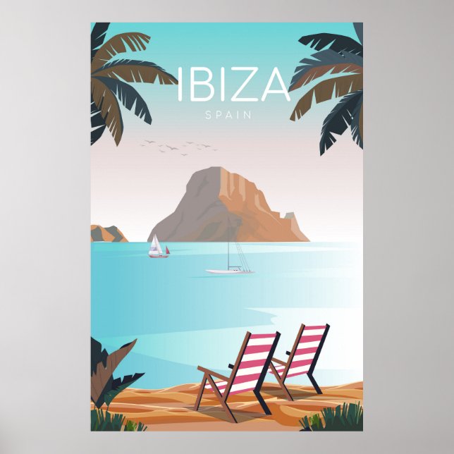 Affiche de voyage Ibiza (Devant)