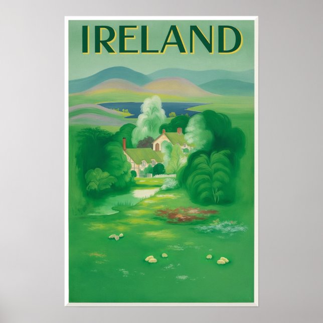 Affiche de voyage Irlande (Devant)