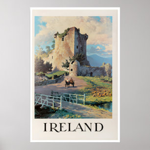 Affiche de voyage Irlande Impression d'art irlanda
