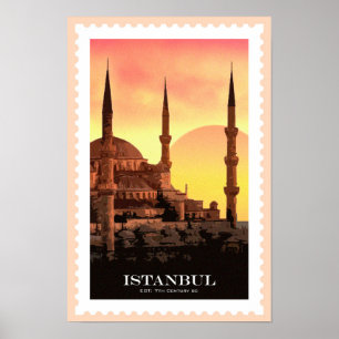 Affiche de voyage Istanbul