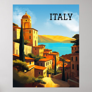 Affiche de voyage Italie