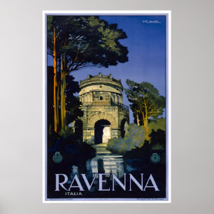 Affiche de voyage Italie Art Ravenne Impression Vi
