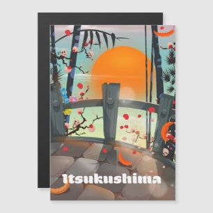 Affiche de voyage Itsukushima Japon