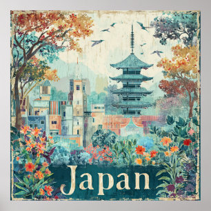 Affiche de voyage Japon