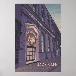 Affiche de voyage Jazz Cafe Camden Londres
