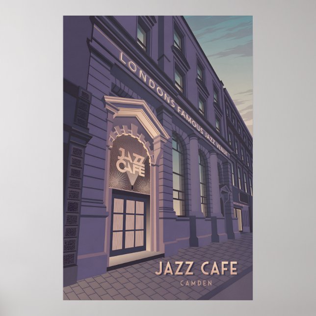 Affiche de voyage Jazz Cafe Camden Londres (Devant)