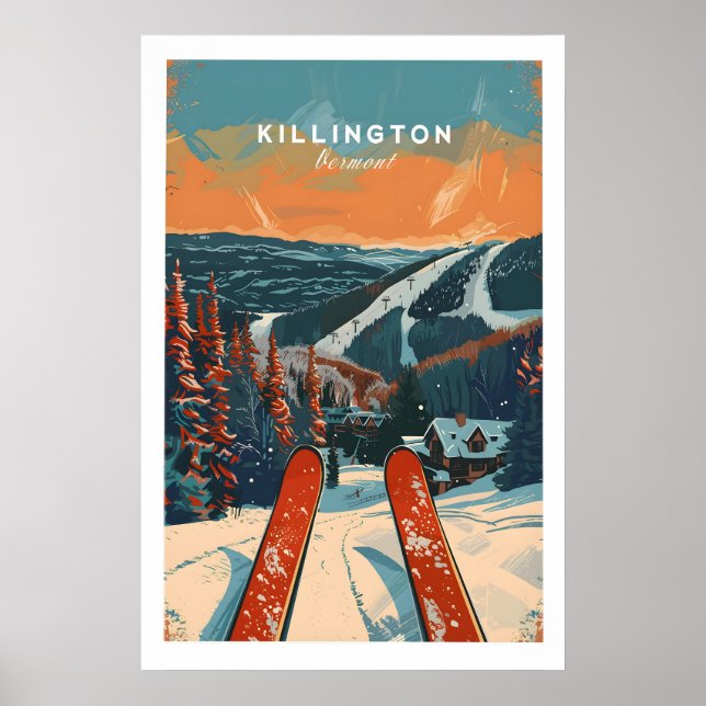 Affiche de voyage Killington - Vermont 1 (Devant)