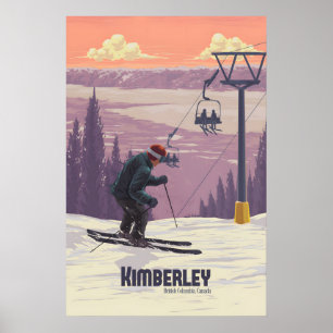 Affiche de voyage Kimberley Ski Resort Canada