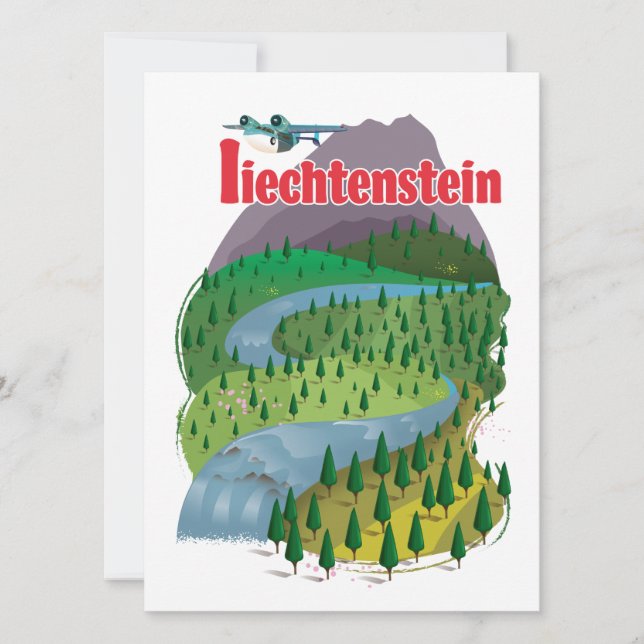 affiche de voyage liechtenstein (Devant)