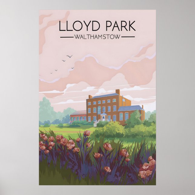 Affiche de voyage Lloyd Park Londres (Devant)