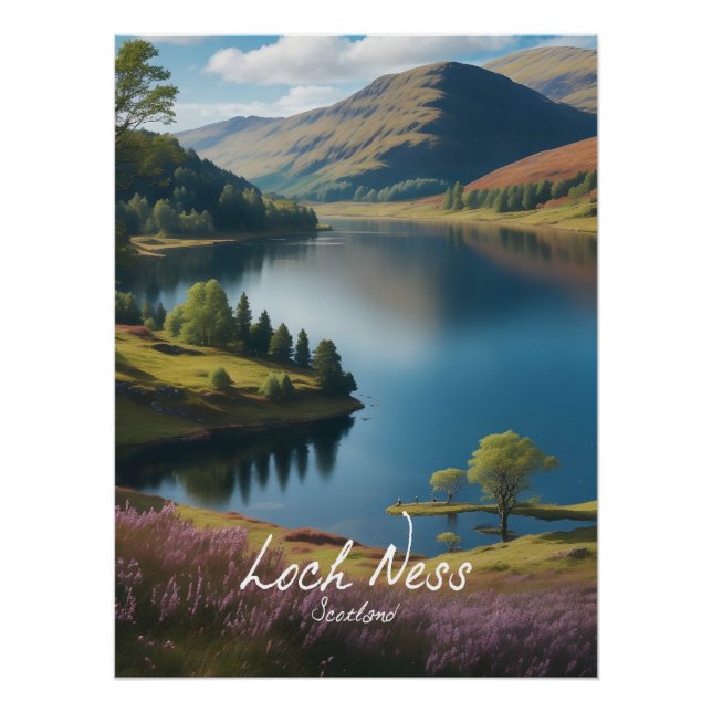 Affiche de voyage Loch Ness Écosse (Devant)