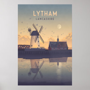 Affiche de voyage Lytham Lancashire