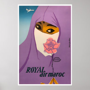 Affiche de voyage Maroc Vintage impression d'art m