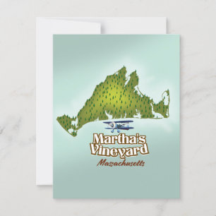 Affiche de voyage Martha's vineyard Massachusetts